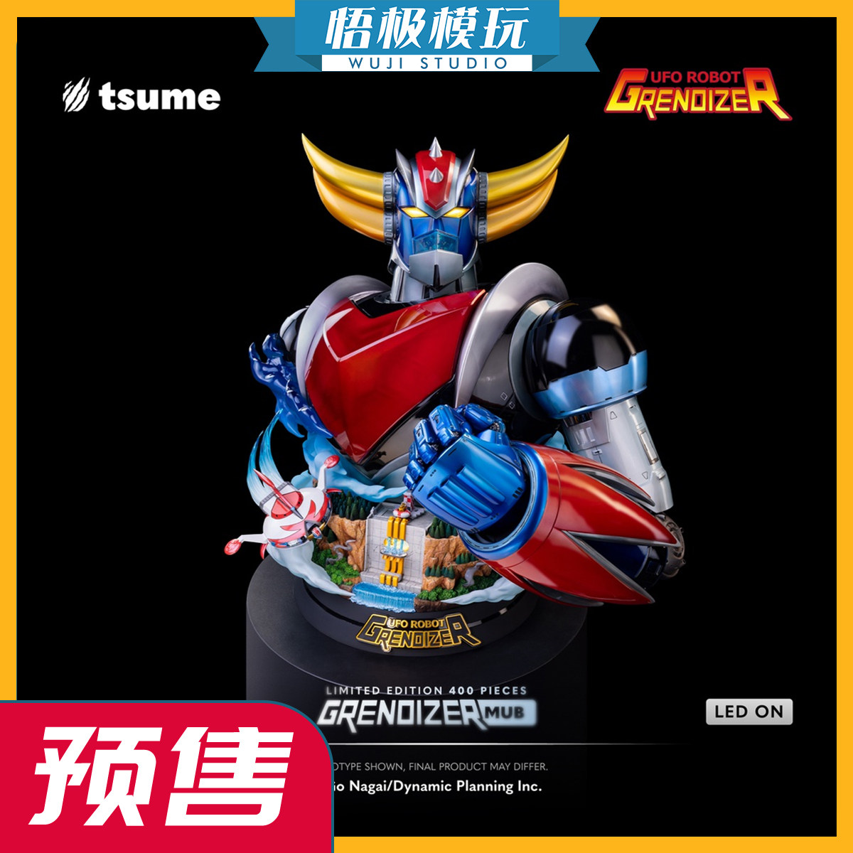 【悟极模玩】Tsume UFO机器人 古连泰沙 MUB 胸像 限量雕像