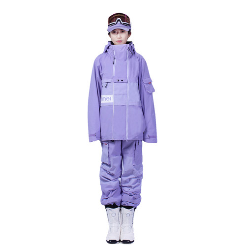雪服套装马甲男女款防水