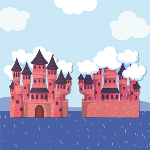 入住梦幻美丽惊喜公主城堡乔迁新屋红包\利是封(5个装)