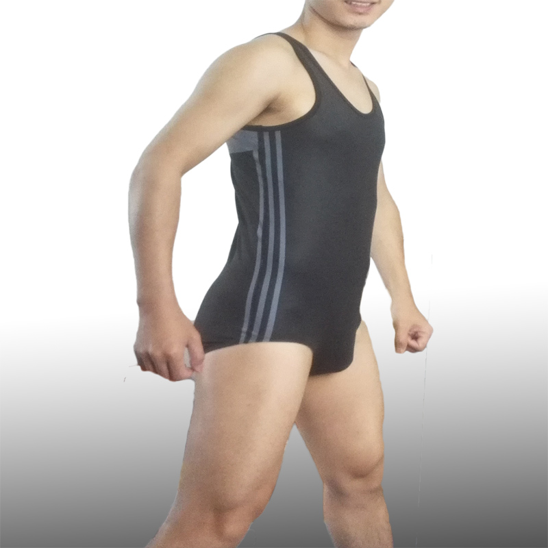 可订做摔跤服badiace无裤腿泳衣