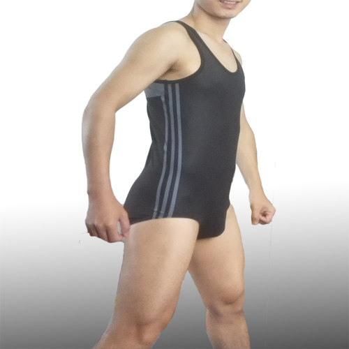 可订做摔跤服badiace无裤腿泳衣