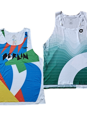 QN 柏林龙珠马拉松田径队2020上衣 田径背心 田径服 订制LOGO