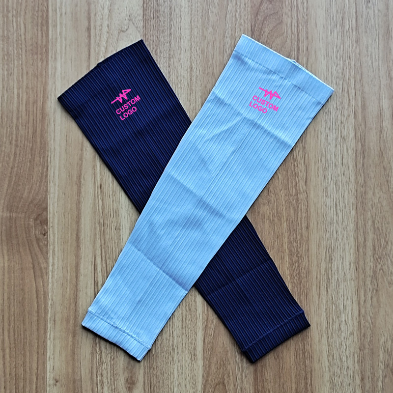 LONG-DISTANCE RUNNING SUNSCREEN STRING COLOR RIBBED SLEEVES SEAMLESS NON-SENSING SPORTS SLEEVES TIGHT-FITTING BREATHABLE LONG-DISTANCE RUNNING WARM-UP ARMGUARDS