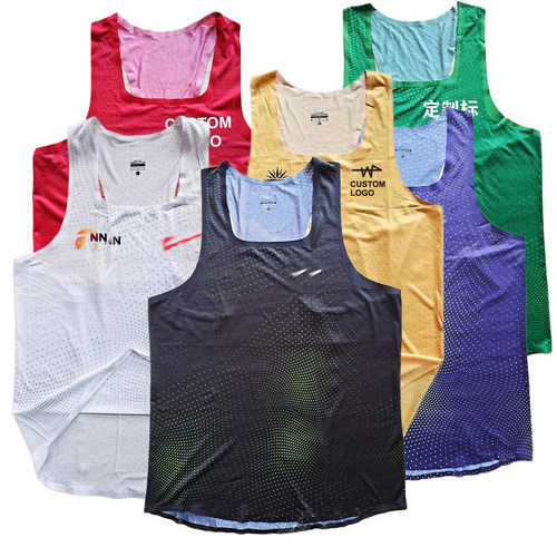 点点背心钻石联赛马拉松田径服