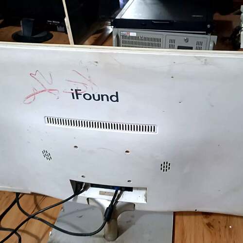 可维修iFound 32寸显示器，型号M3295A，白色边框，带D议价