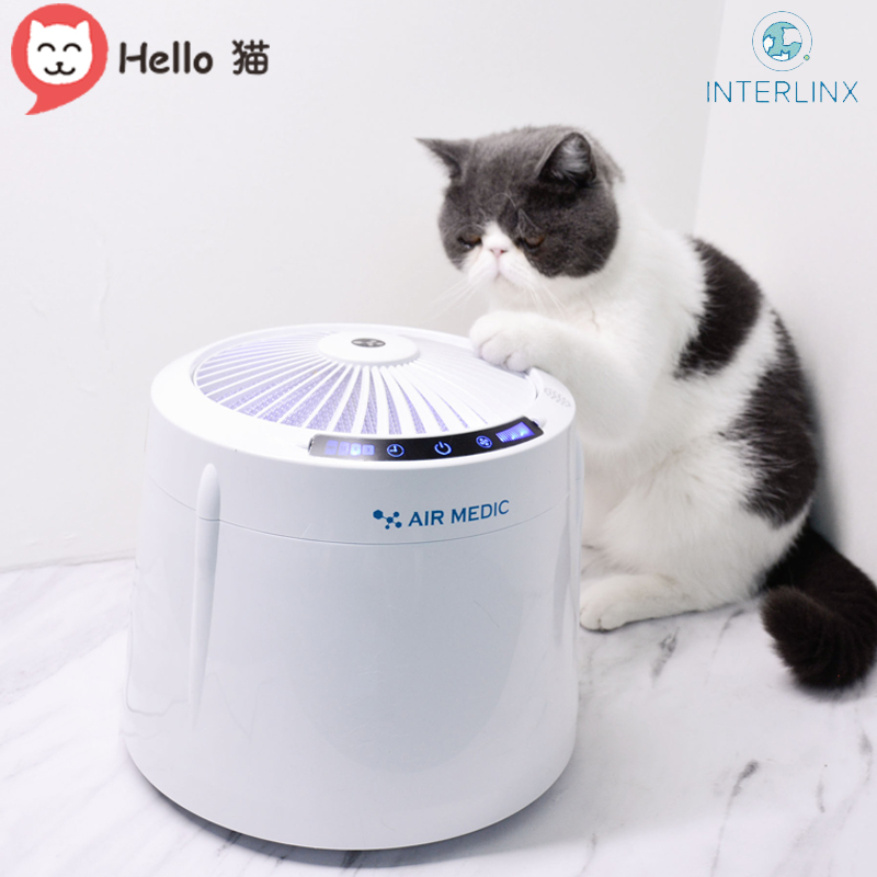 [Hello猫空气净化,氧吧]日本进口智能宠物空气净化器air m月销量1件仅售476元