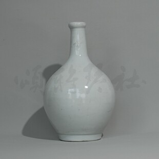 『颂雅琴社』朝鲜李朝窄口花瓶（小号）  古董 老物花器 插花