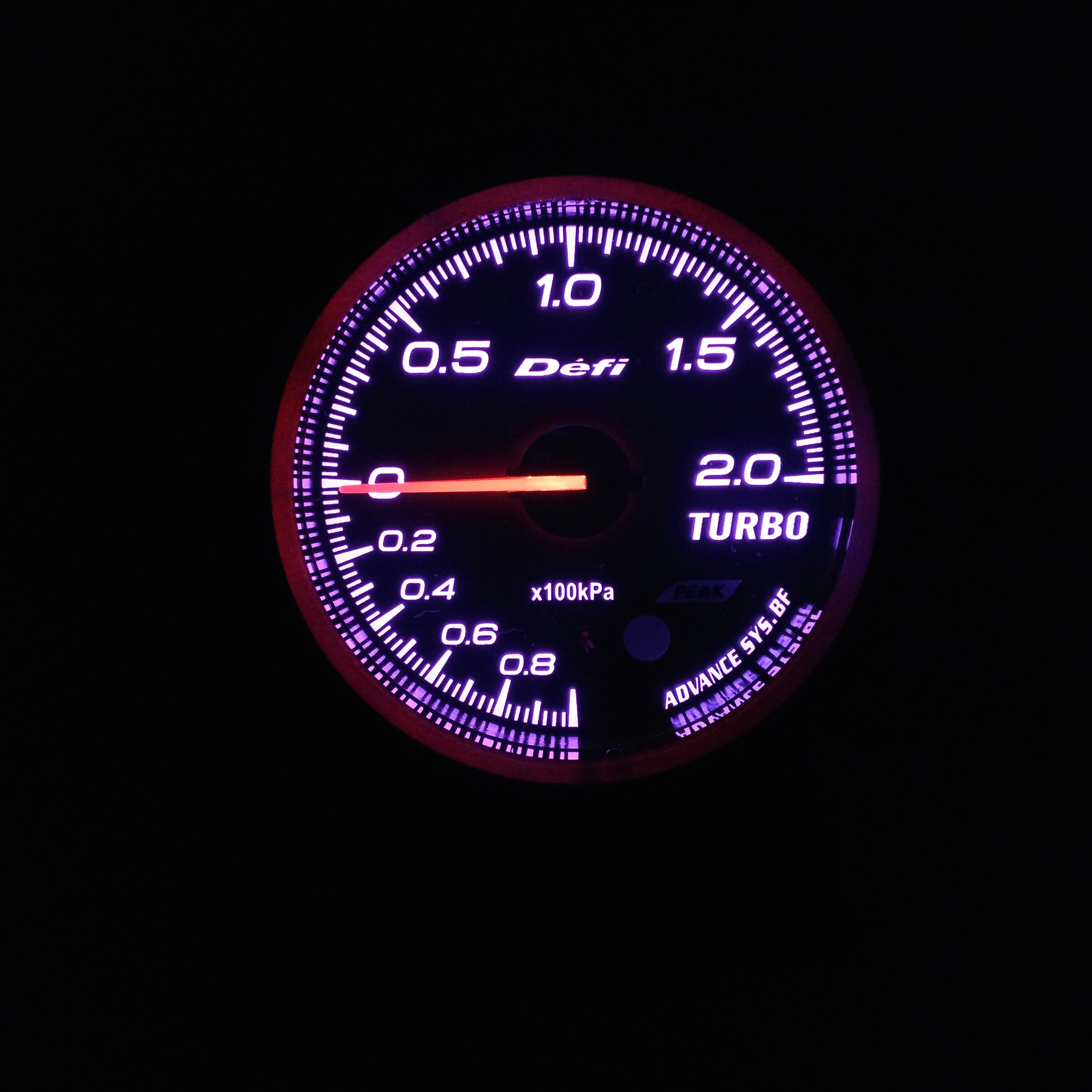 国货改装仪表 defi仪表 defi涡轮表 七彩背光可调  电子传感器