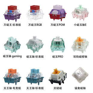 TTC万磁王轴RGB万磁王POM磁玉轴PRO天王轴电竞版RAW磁轴关键磁轴