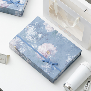 新款伴手礼物盒生日国风衣服包装盒相框围巾精美睡衣礼品盒空盒子