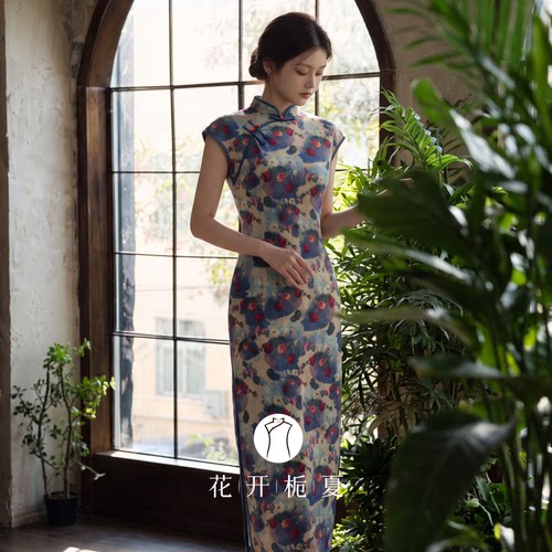 新中式国风绝美气质无袖旗袍