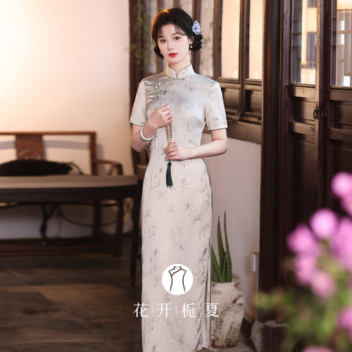 新中式绝美气质旗袍日常可穿