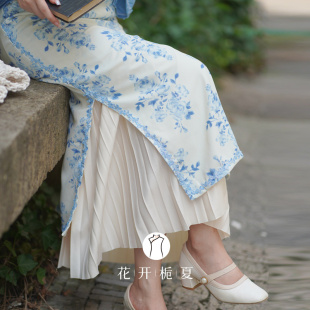 旗袍内搭衬裙半身裙松紧复古百搭