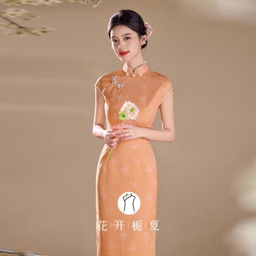 新中式绝美气质无袖旗袍