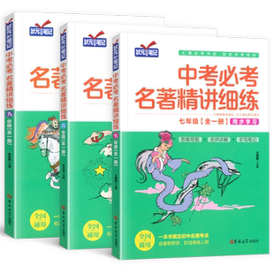 中考必考名著精讲细练七八九年级全套初中名著导读考点精练一点通语文中考名著考点精练状元满分笔记初中生中考必读12本名著阅读
