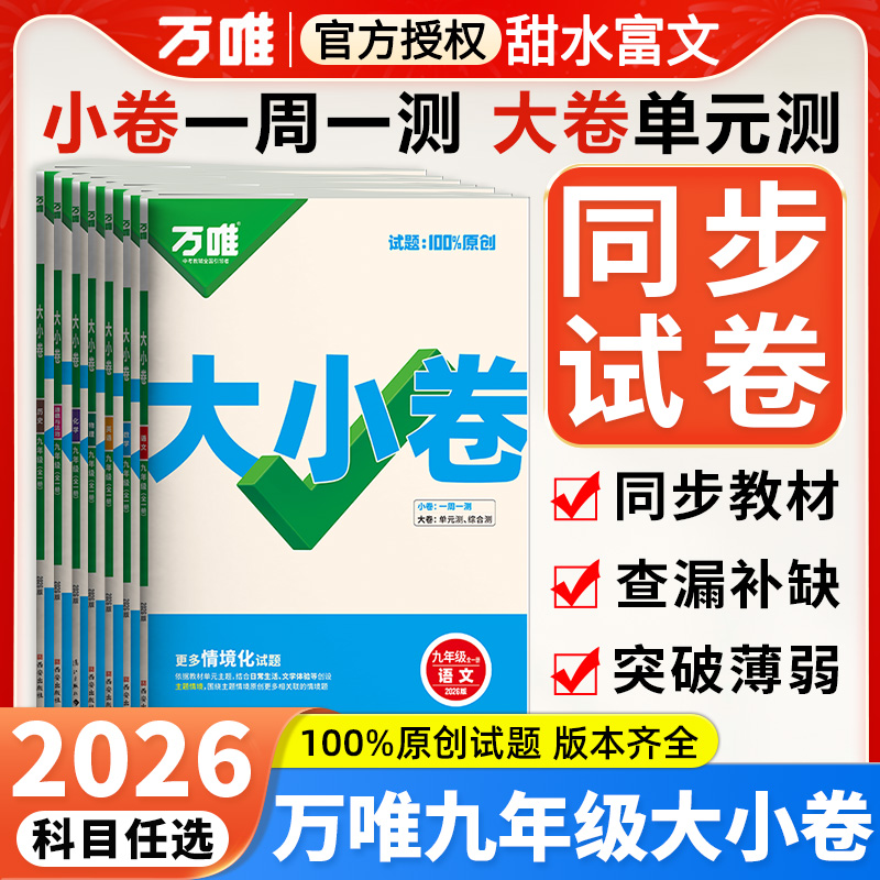 万唯大小卷九年级全一册