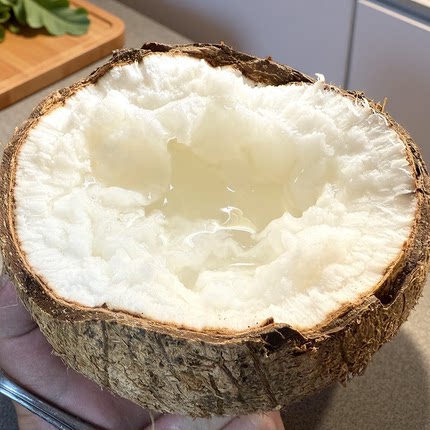 当季新鲜泰国进口糯米椰600-1000g重椰子泰式甜品绵软糯叽叽水果