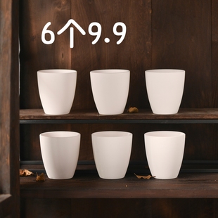 diy涂鸦创意陶瓷幼儿手工彩绘制作上色白模素胚花盆儿童美术画画