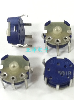 日本ALPS阿尔卑斯RK08H小型电位器双联500欧轴长1MM微调Y8型可调