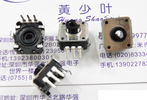 日本ALPS阿尔卑斯EC12E2420301贯通轴编码器24定位数 脉冲轴3.5MM