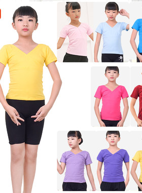 夏款半袖儿童练功服体操服时尚