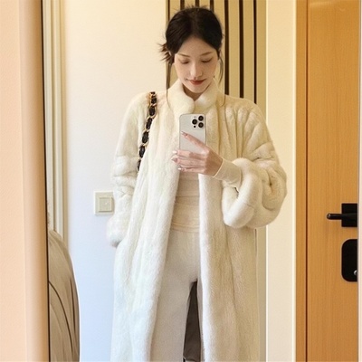 2025新款富家千金仿水貂毛皮草