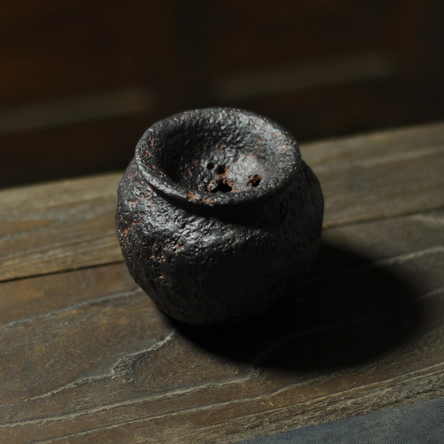 老岩泥侘寂风小建水手工陶瓷洗水家用复古茶道小号茶洗茶渣缸水盂