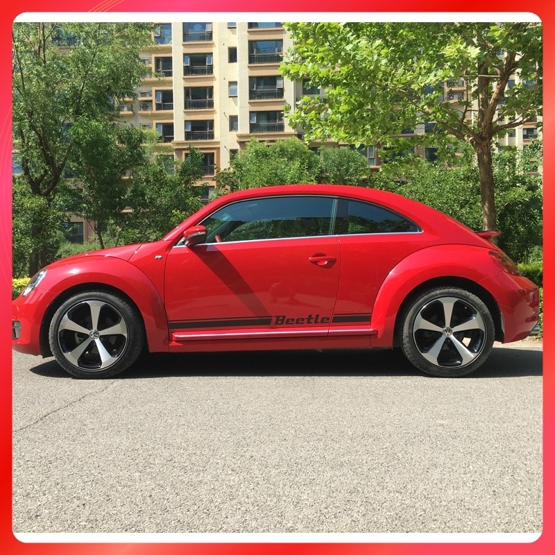 现货德国大众新甲壳虫车身贴beetle贴纸德国原装进口车身拉花