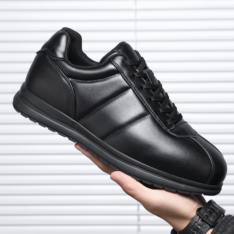 春季新款真皮厚底加绒软底舒适面包鞋通勤轻便健步运动鞋休闲男鞋,流行男鞋,休闲板鞋,淘宝优惠券,粉丝福利购,淘宝优惠卷