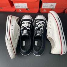 匡威夏季帆布鞋女黑白经典薄底低帮鞋 537204C 530054 564982