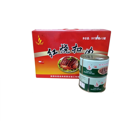 淮河牌红烧扣肉礼盒397克*12罐