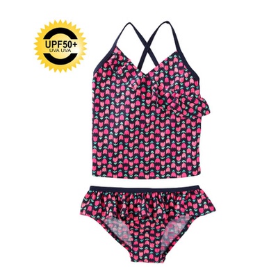 中大童分体泳衣女童UV50upf50
