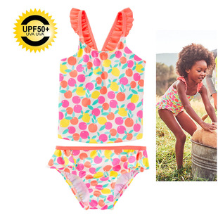 包邮 12Y 原D儿童泳衣女童分体泳衣婴大童防紫外线游泳衣 12M size