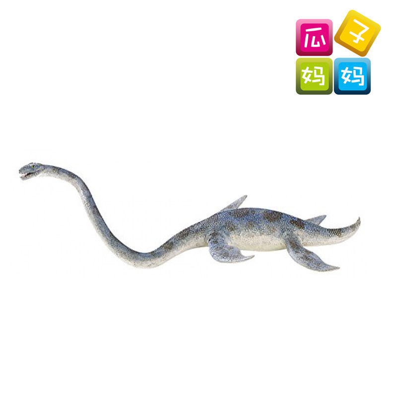 bullyland 德国  薄片龙 蛇颈龙 远古海洋野生生物恐龙模型玩具
