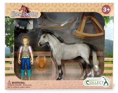 Collecta我你他业余爱好女骑士礼盒2025仿真动物模型玩具84245