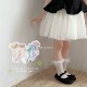 女童袜子夏薄款 无骨网眼袜韩系花边公主袜儿童短袜纯棉宝宝小腿袜