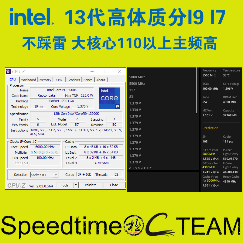 INTEL大雕14900KS 14700K 13900K 13600KF 13700KF 14600KF特选SP 电脑硬件/显示器/电脑周边 CPU 原图主图