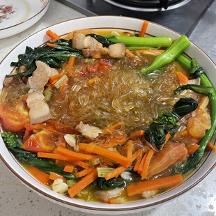 广西旱藕粉丝3斤 芭蕉芋粉丝洋芋粉条火锅粉条旱藕水晶粉丝 包邮