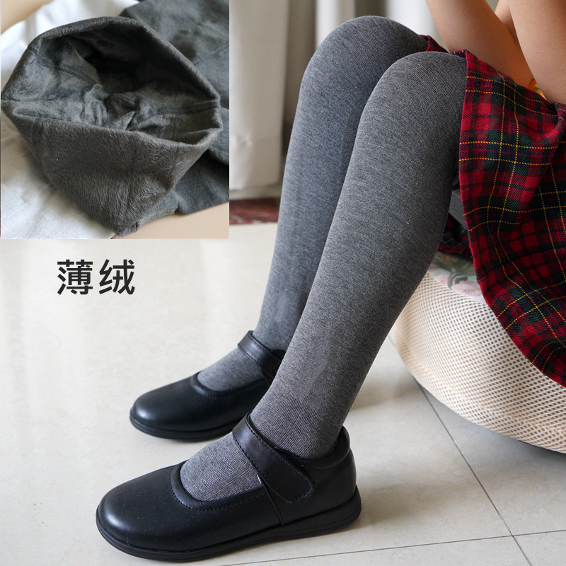 秋冬儿童连裤袜灰色女童舞蹈纯棉中厚薄绒香港学生校服打底裤袜,童装/婴儿装/亲子装,儿童袜子(0-16岁),淘宝优惠券,粉丝福利购,淘宝优惠卷