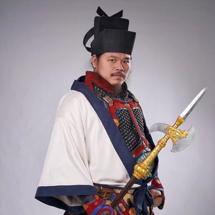 【折冲府】交脚幞头宋代武官幞头官帽硬壳方头交脚幞头