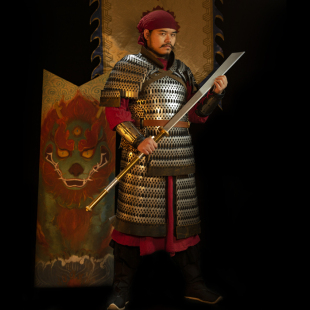 【折冲府】中国铠甲真人可穿步人甲铁浮图扎甲札甲镇宅殿前司胖虎