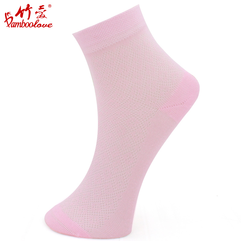 竹纤维袜子竹爱防臭吸汗女士