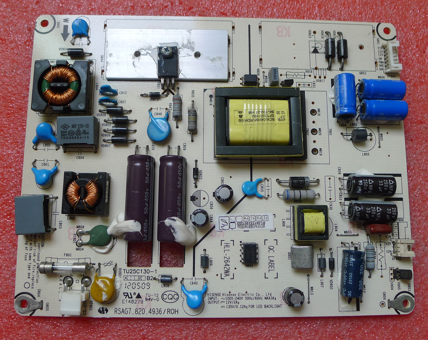 海信电视机电源板RSAG7.820.4936