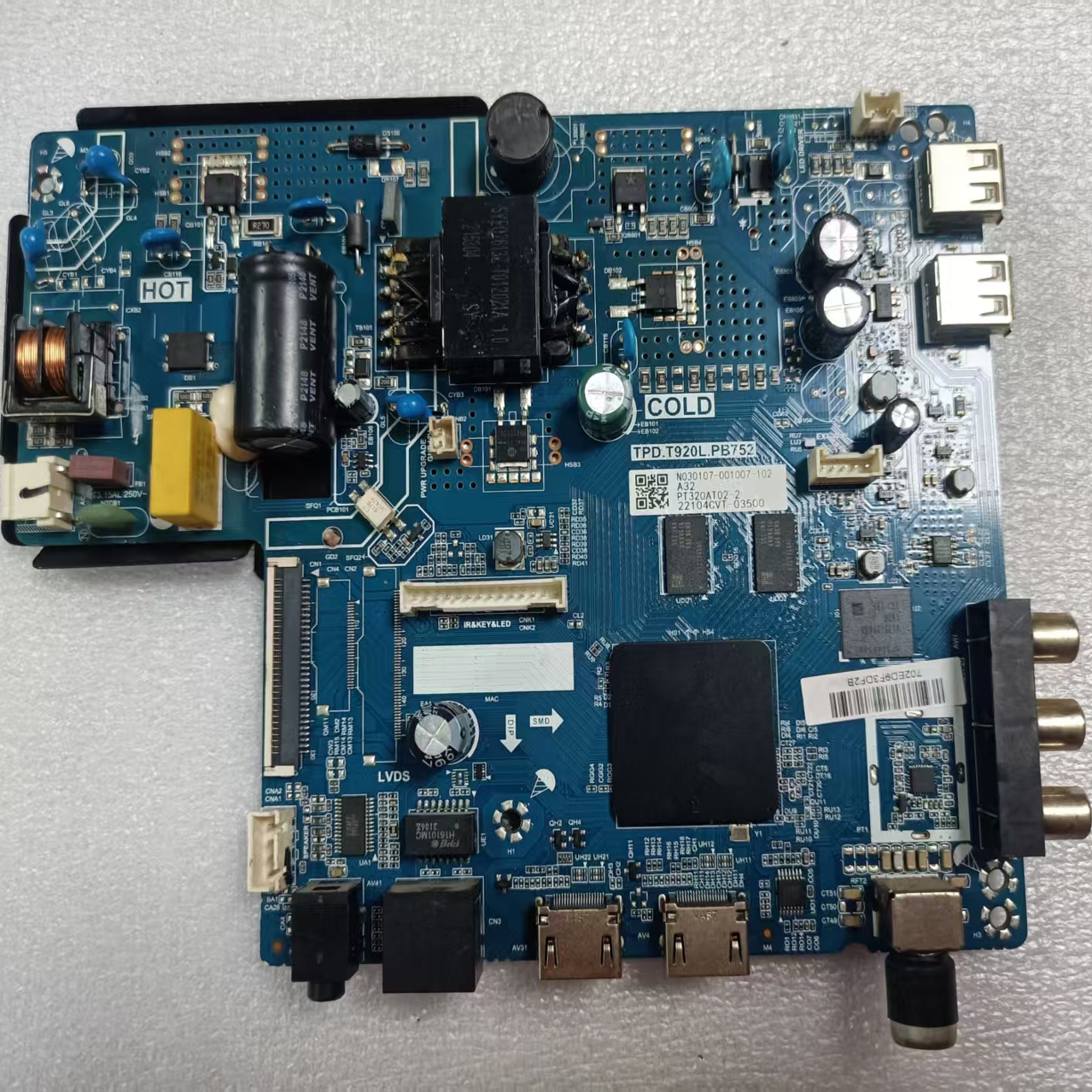 PPTV电视A32主板TPD.T920L.PB752