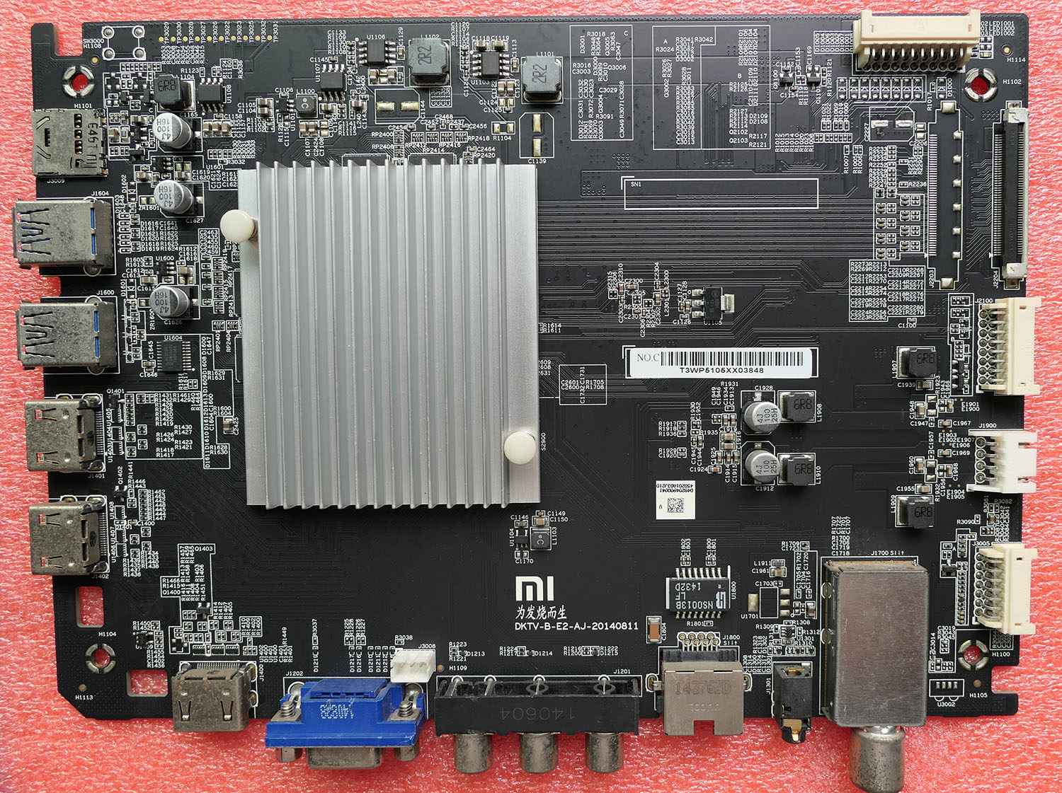 小米l49m2-aa液晶电视主板dktv-b-e2-aj-20140811屏mi49tv(m17)