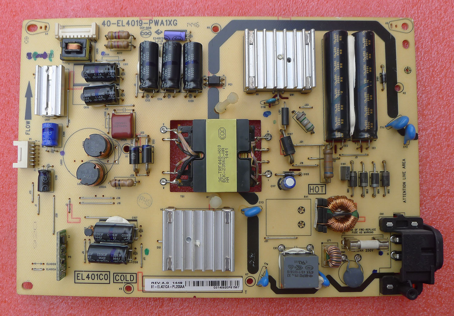 TCL液晶电视机电源板40-EL4019