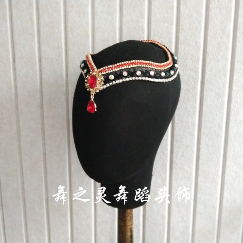 蒙古族头饰莫蒙古族组合头饰蒙古独舞艺考草原风头饰