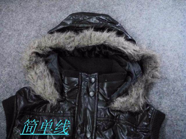 大码棉马甲清仓休闲拉链
