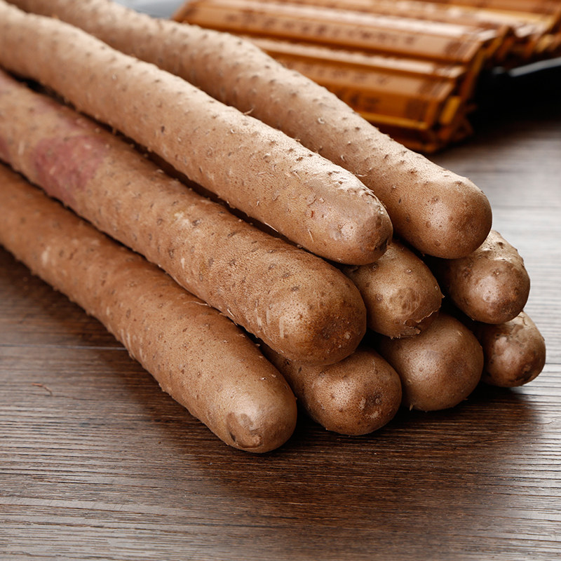 铁棍山药河南焦作山药新鲜怀山药铁杆山药视频正宗温县长山药5斤