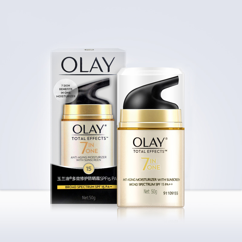 Olay/玉兰油多效修护防晒霜50g SPF15保湿滋润防晒隔离淡化细纹
